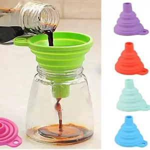 Foldable silicone oil funnel Foldable silicone oil funnel collapsible