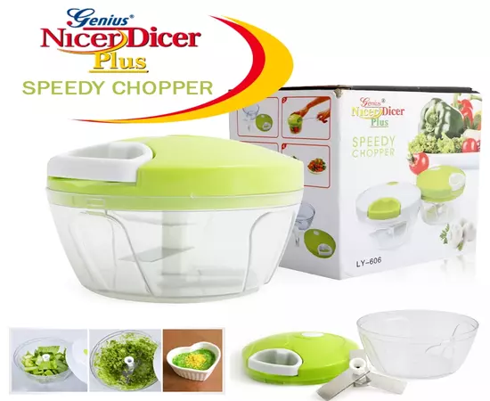 Genius Nicer Dicer Plus Speedy Chopper Food Processor