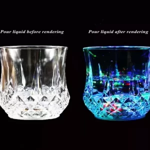 Light up drinking glasses that light up when you fill them Led Glass Inductive Rainbow Color Changing Flashing