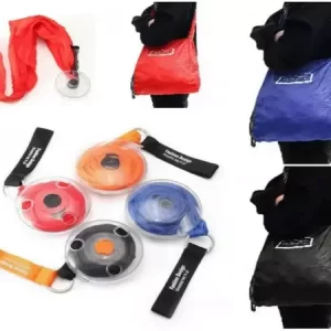 Portable Shopping Bag foldable to roll up Reusable Storage 
