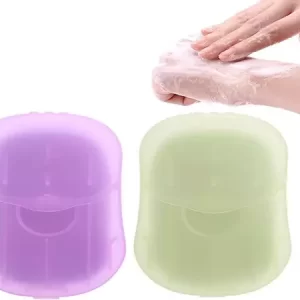 Portable hand wash paper soap disposable washing travel sheets