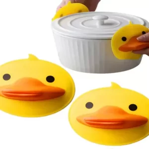Pot holder silicone duck shape kitchen heat resistant utensil safe