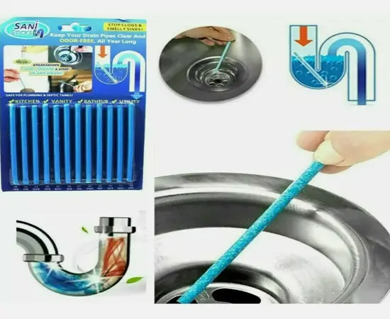 Sani sticks drain pipe cleaner  Odor-Free Disposable