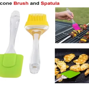 Silicone Brush And Spatula Set Price 2 PCS with brush for cake