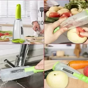 Storage Peeler Mintiml Knife Tube Peeling Fruits Vegetables