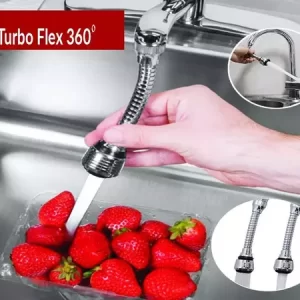 Turbo flex 360 flexible faucet sprayer water extender for kitchen sink