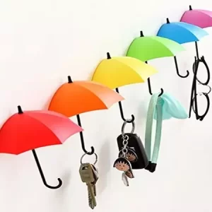 Umbrella hooks for keys  holder wall hanger organizer