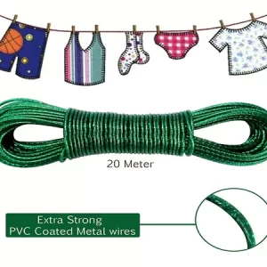 Wet cloth hanging rope pvc Drying Wire  Flexible and Easy 