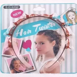 hair twister band  Styling Headband Small Clips Double Layer Tools