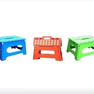 Folding stool Kids Plastic Portable Step Chair Seat Comfortable Handle