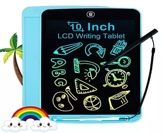 Multifunction LCD Writing Tablet for Kids 10 Inch Colorful Doodle Board Drawing Tablet