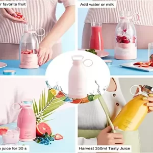 Stainless Steel Bottle Portable Electric USB Juice Maker Glass Bottle Portable USB juicer Rechargeable