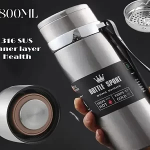 Vacuum Flask 800ml Water Bottle Thermostat keep hot & cool 5-6 hours