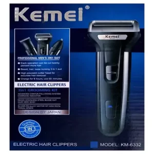 Kemei hair clipper 3 in 1 KM-6332 Grooming kit for Men