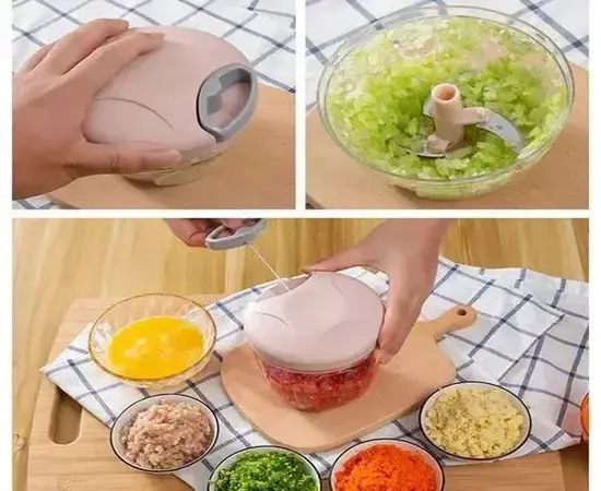 Food And vegetable cutter hand operated peeler chopper blender