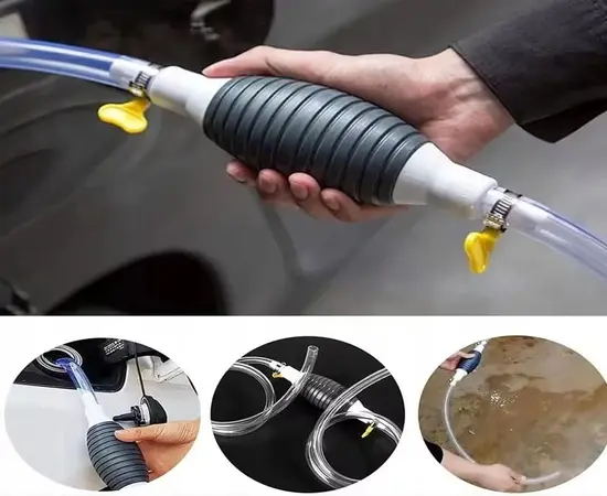 Hand operated liquid transfer pump Multipurpose Portable Manual Oil Water and Fuel