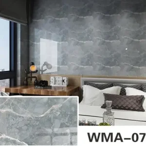Marble Effect sheet for wall Kitchen Bathroom Stickers Self-Adhesive 60cm X 2meter