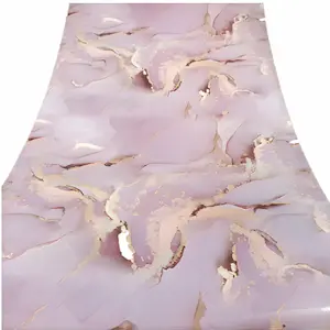 Marble sheet for wall pvc kitchen bathroom black and white interior design