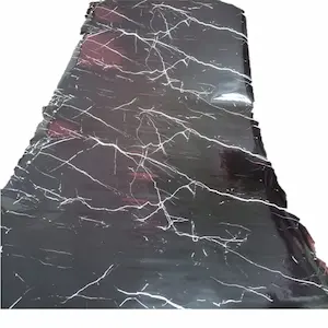 Marble sheet for wall pvc kitchen bathroom black and white interior design