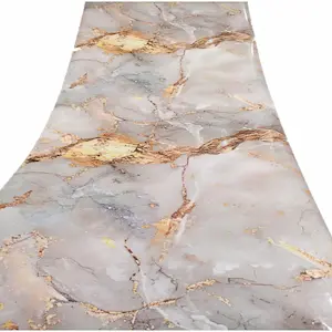 Marble sheet for wall pvc kitchen bathroom black and white interior design