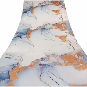 Marble sheet for wall pvc kitchen bathroom black and white interior design