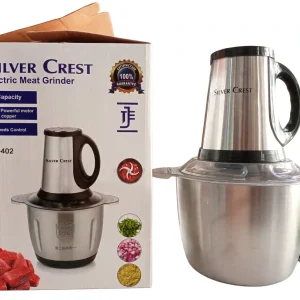 Electric Meat Grinder 3L Capacity powerful motor Silver Crest