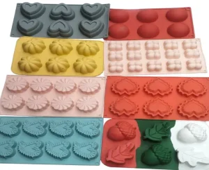 Silicone Molds Cup Cake Jelly Soap Non-Toxic & Odorless Food Grade