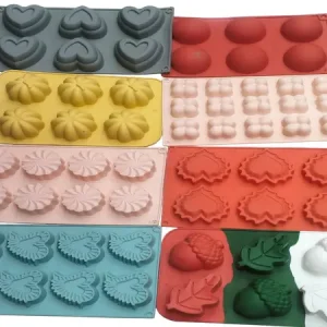 Silicone Molds Cup Cake Jelly Soap Non-Toxic & Odorless Food Grade