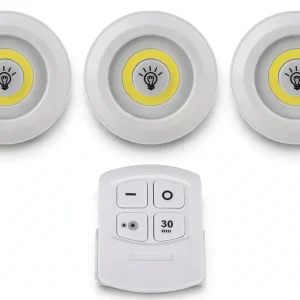 Wireless LED 3 Pcs Light with Remote Battery operated
